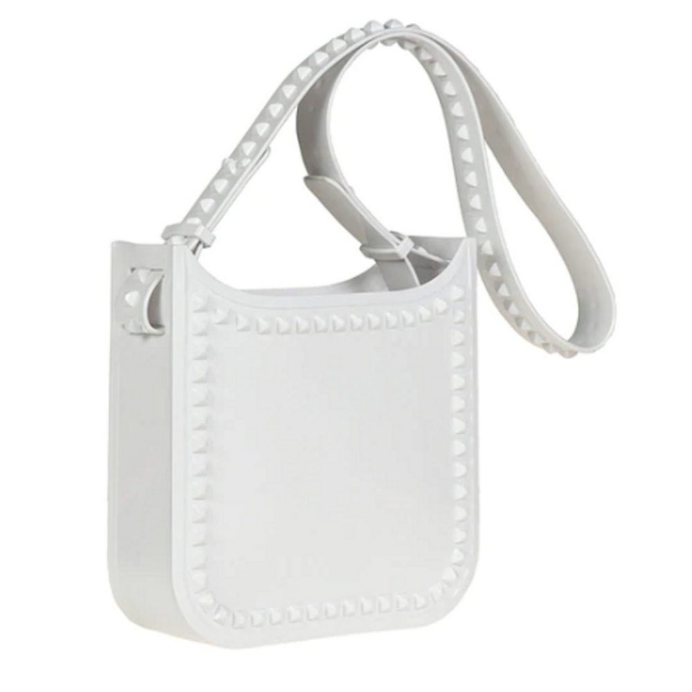 Carmen Sol White Toni Jelly Medium Crossbody